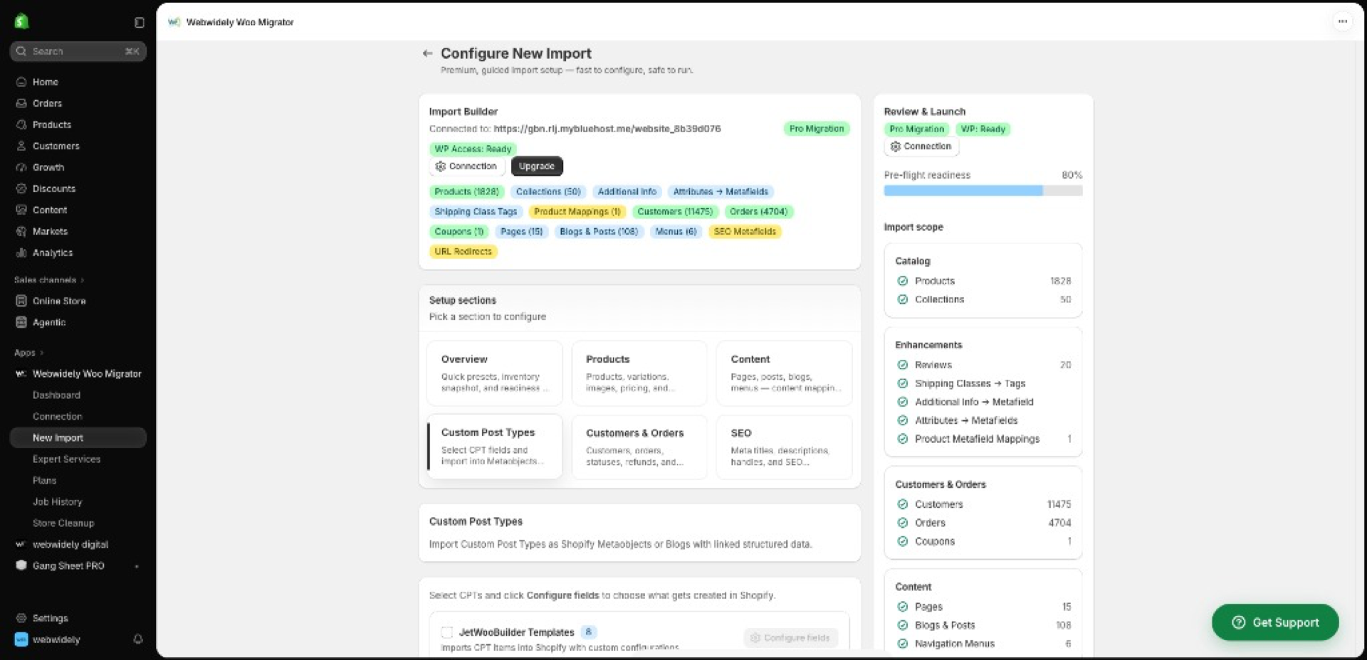 Webwidely Woo Migrator Setup & Mapping Engine